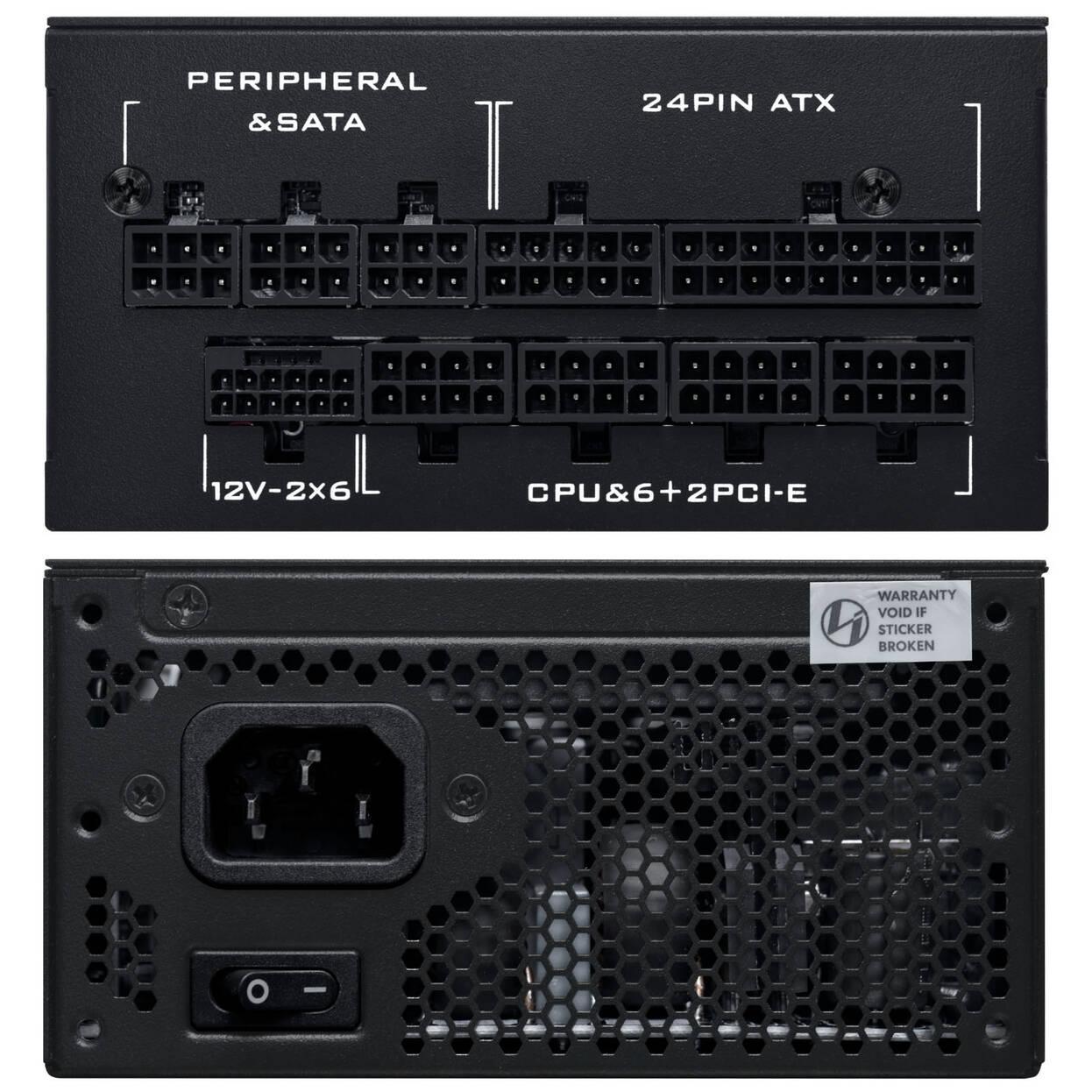 Захранване Lian Li SP850 Black 850W 80 Plus Platinum PCIe 5.1, ATX 3.1, SFX, ITX
