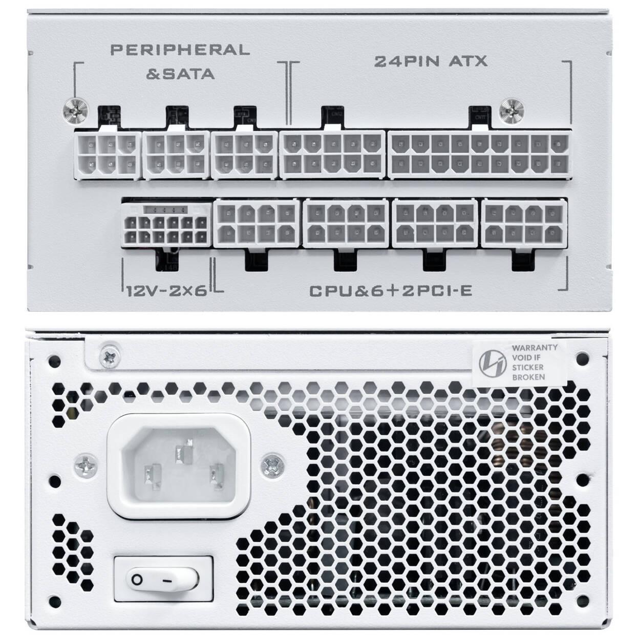 Захранване Lian Li SP1000 White 1000W 80 Plus Platinum PCIe 5.1, ATX 3.1, SFX, ITX