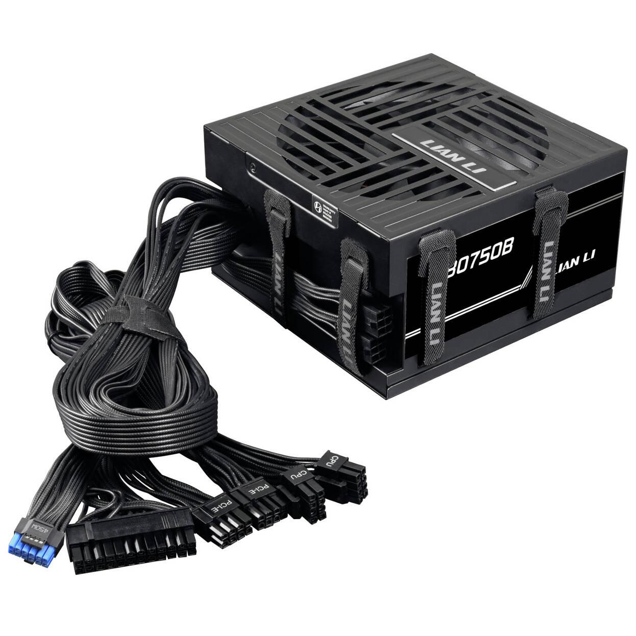 Захранване Lian Li RB750B Black 750W 80 Plus Bronze PCIe 5.1, ATX 3.1