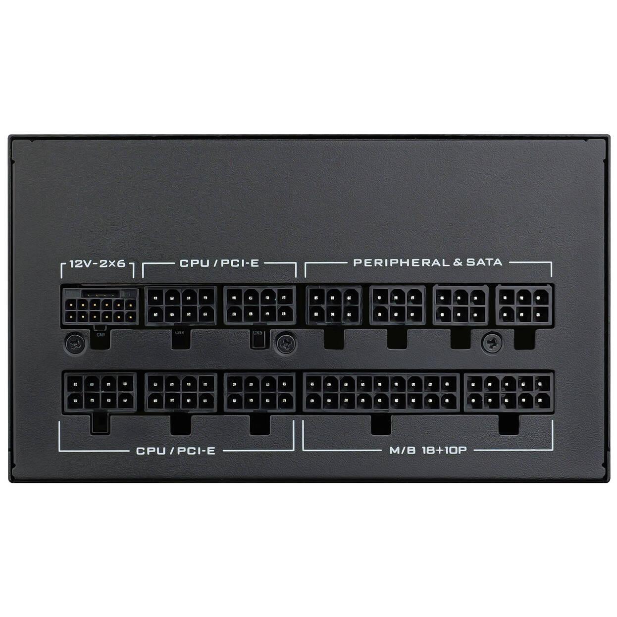 Захранване Lian Li SX850P Black 850W 80 Plus Platinum PCIe 5.1, ATX 3.1