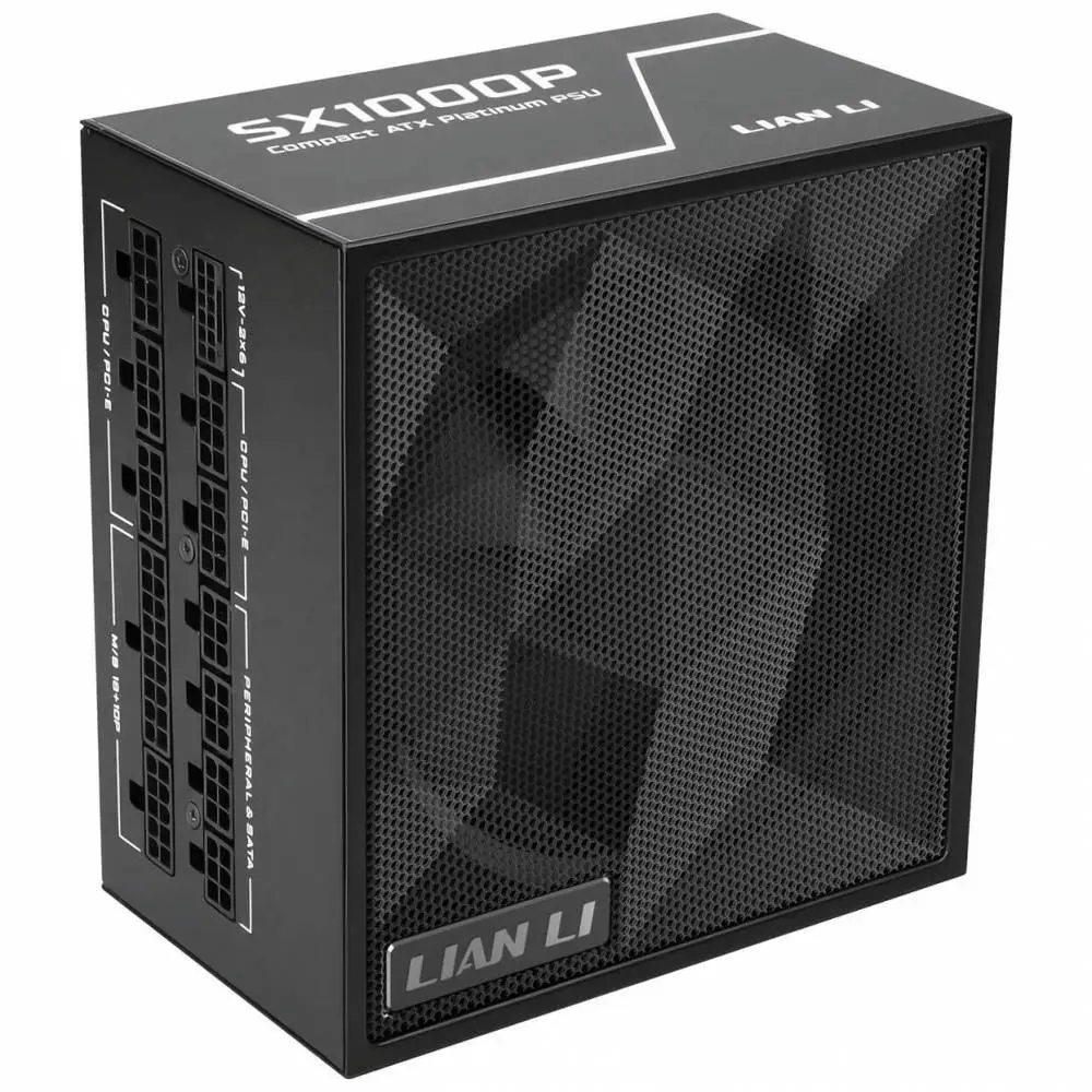 Захранване Lian Li SX1000P Black 1000W 80+ Platinum PCIe 5.1, ATX 3.1