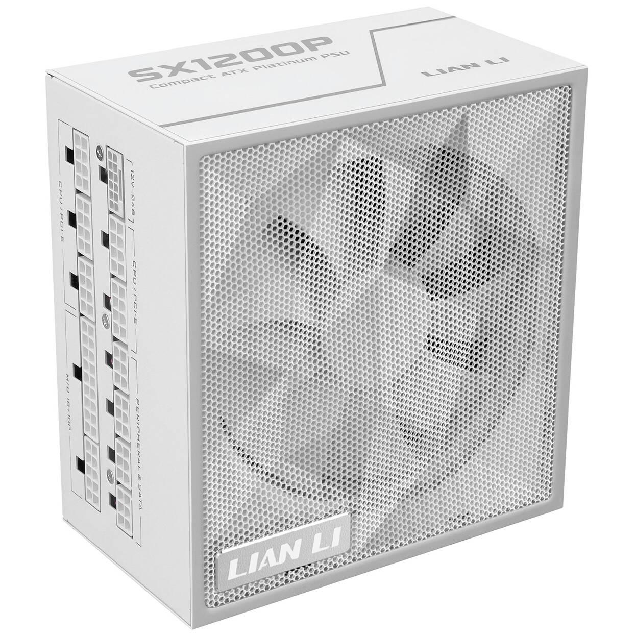 Захранване Lian Li SX1200P White 1200W 80 Plus Platinum PCIe 5.1, ATX 3.1