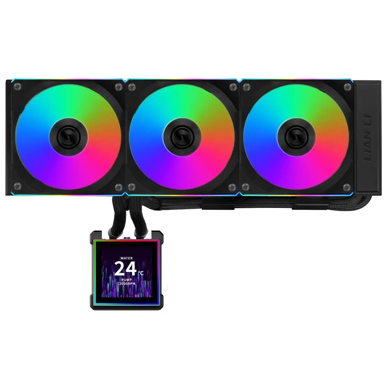 Охладител за процесор Lian Li HydroShift II LCD-S 360CL RGB - Черен