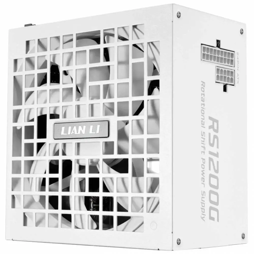 Захранване Lian Li RS 1200W 80 Plus Gold PCIe 5.1, ATX 3.1, RS Hub - Бял