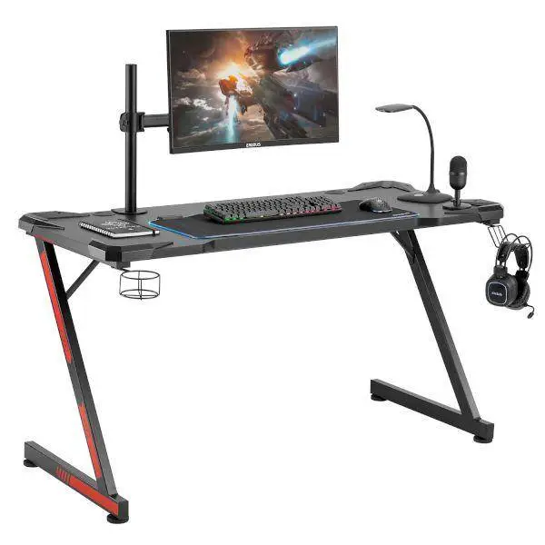 Геймърско бюро Nemesis II Black Red