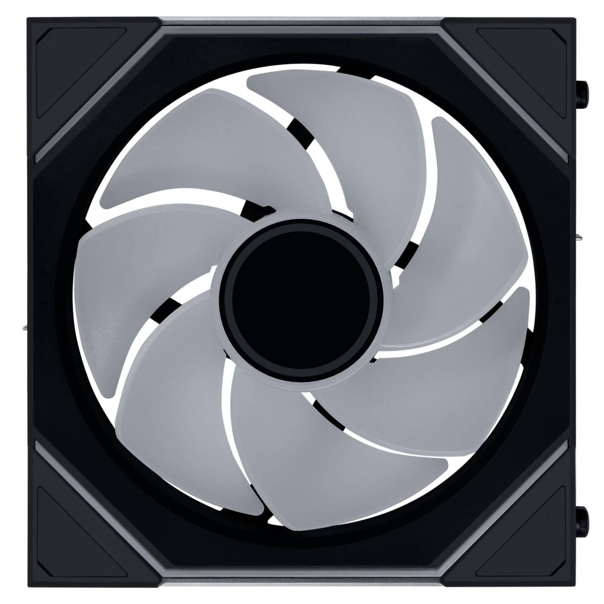 Вентилатор Lian Li UNI FAN SL-INF Wireless ARGB PWM - Reverse Blade, 120 mm Черен