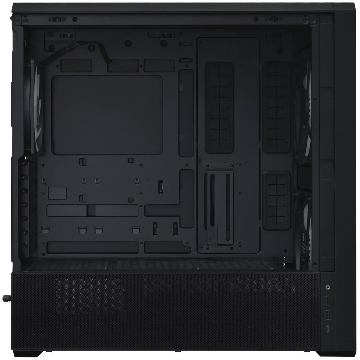 Кутия Lian Li LANCOOL 217 INF RGB Mid-Tower, Tempered Glass - Черна