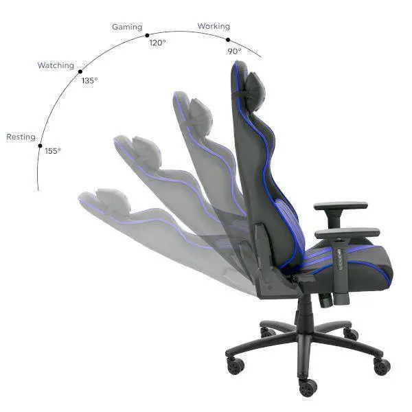 Геймърски стол Nemesis Blue Claw