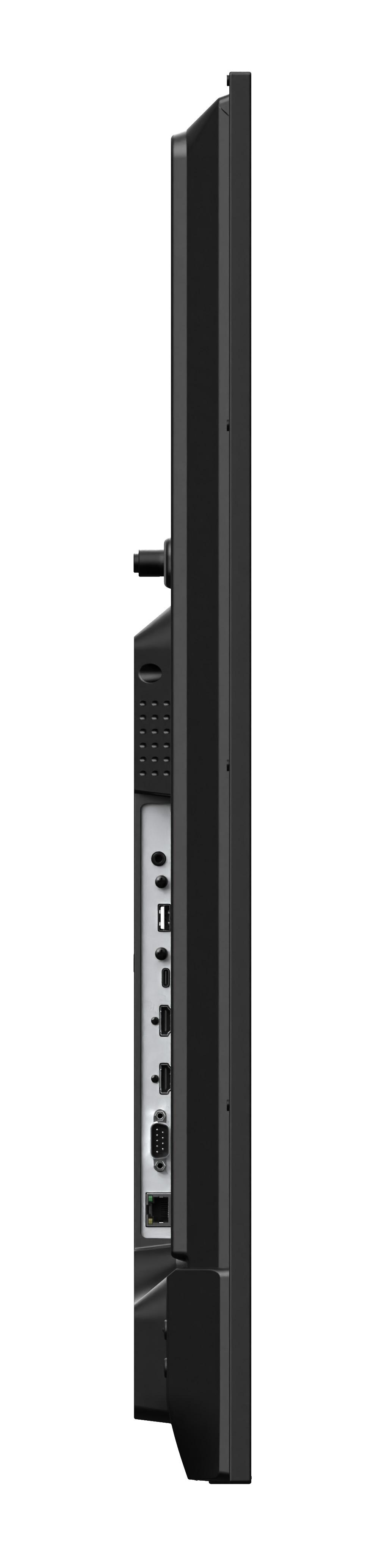 Wide-format display SHARP MultiSync E759, 75", UHD, 350cd/m2, D-LED backlight, 16/7 proof, USB MediaPlayer