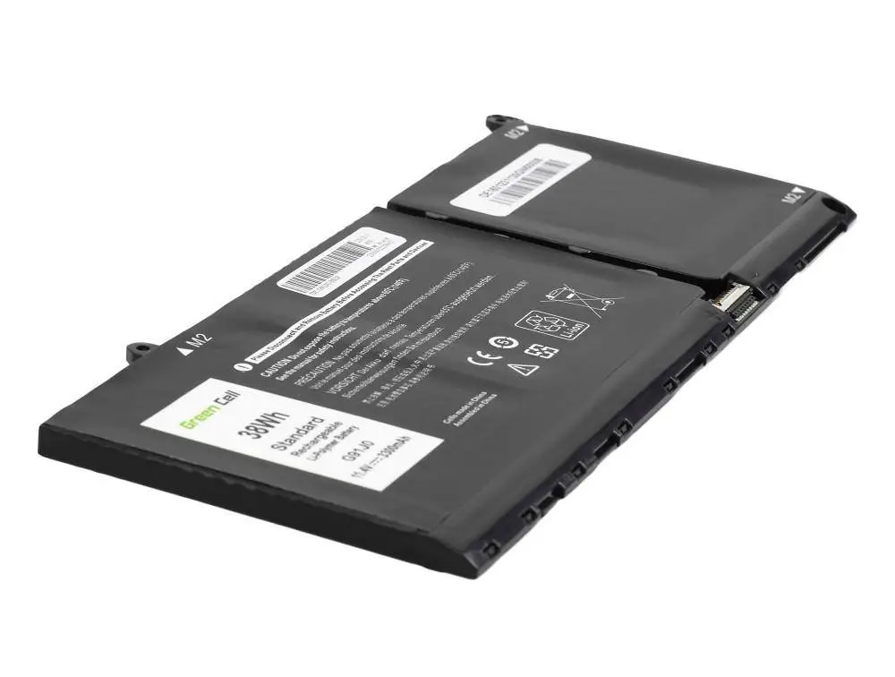 Батерия за лаптоп Dell Latitude 3320 3330 3520 Inspiron 15 3511 3525 5510 G91J0 11.4V 3300mAh LiPo GREEN CELL