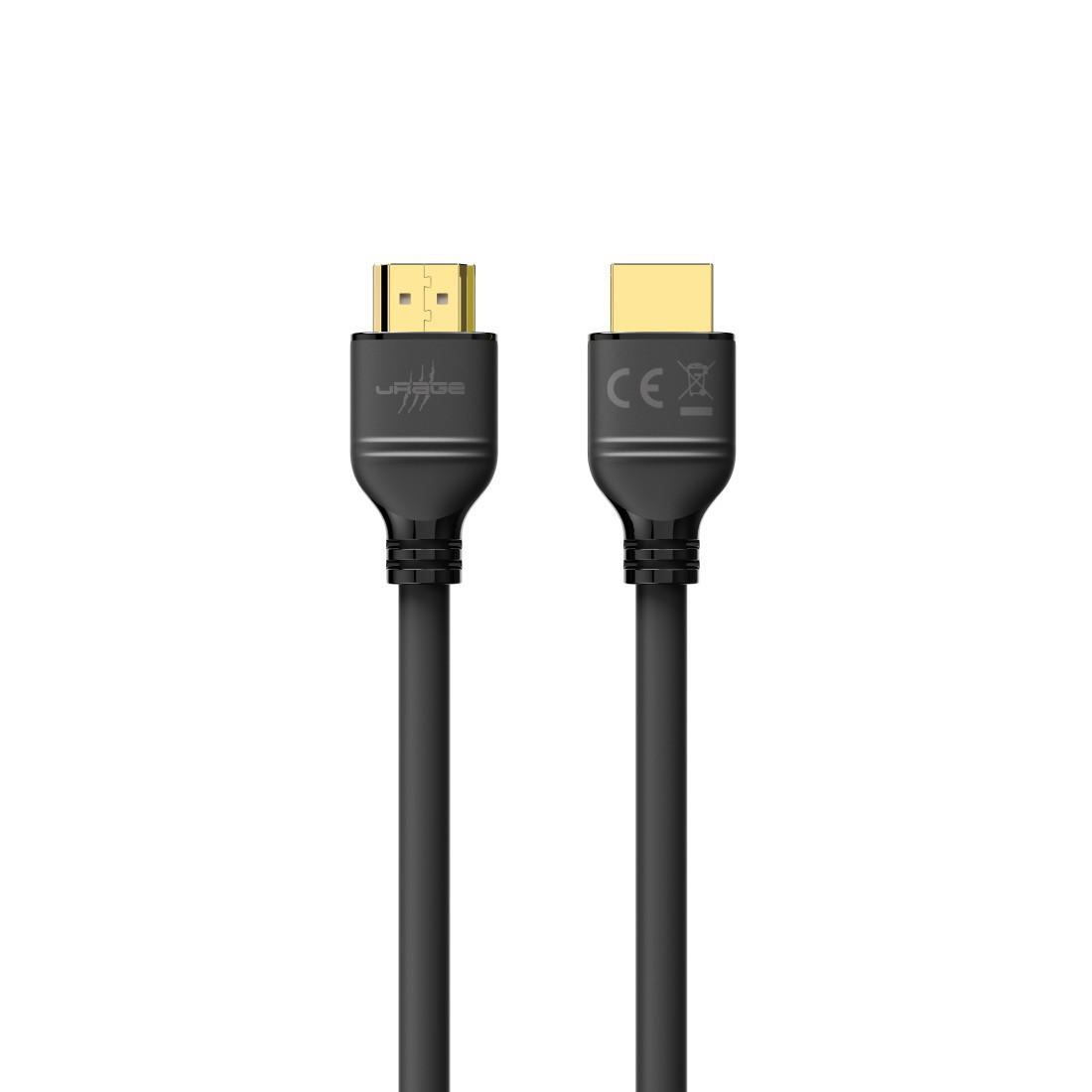 Καλώδιο uRage Ultra-High-Speed ​​HDMI, πιστοποιημένο, 8K, χρυσό, 2 μ