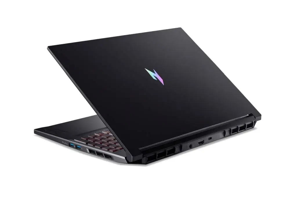 Лаптоп Acer Nitro V16, Intel Core 9 270H(14C/20T, up to 5.80 GHz, 24MB),16" WQXGA (2560X1600) IPS 180Hz, 16GB DDR5, (1 slot free), 1000GB PCIe NVMe SSD, RTX 5070 8GB GDDR7 , WiFi 6, BT.5.2, HD Cam, Micro SD card, KB Backlit, Linux , Shale Black