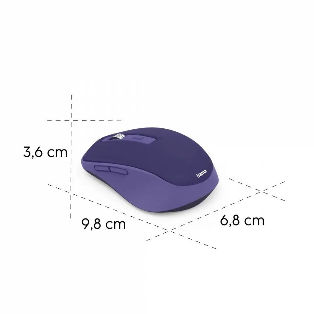 HAMA Безжична мишка „WM-450“, 2.4 GHz / Bluetooth, 7 бутона