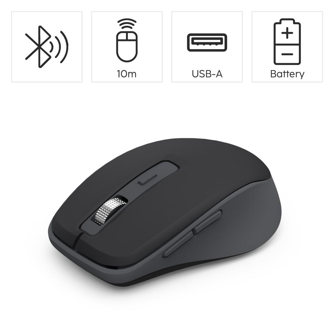 HAMA Безжична мишка „WM-450“, 2.4 GHz / Bluetooth, 7 бутона