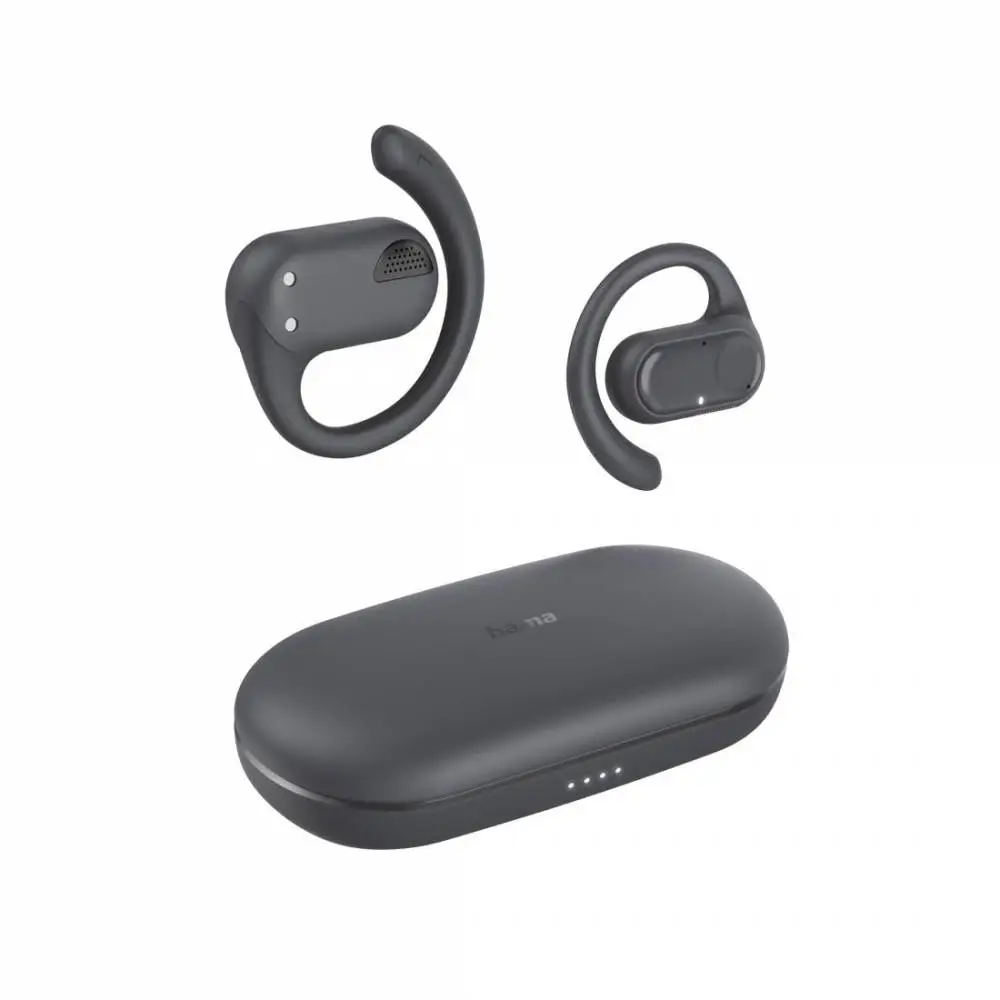 Hama Блутут слушалки „Spirit Open“, OWS отворени уши, True Wireless, приложение, черни