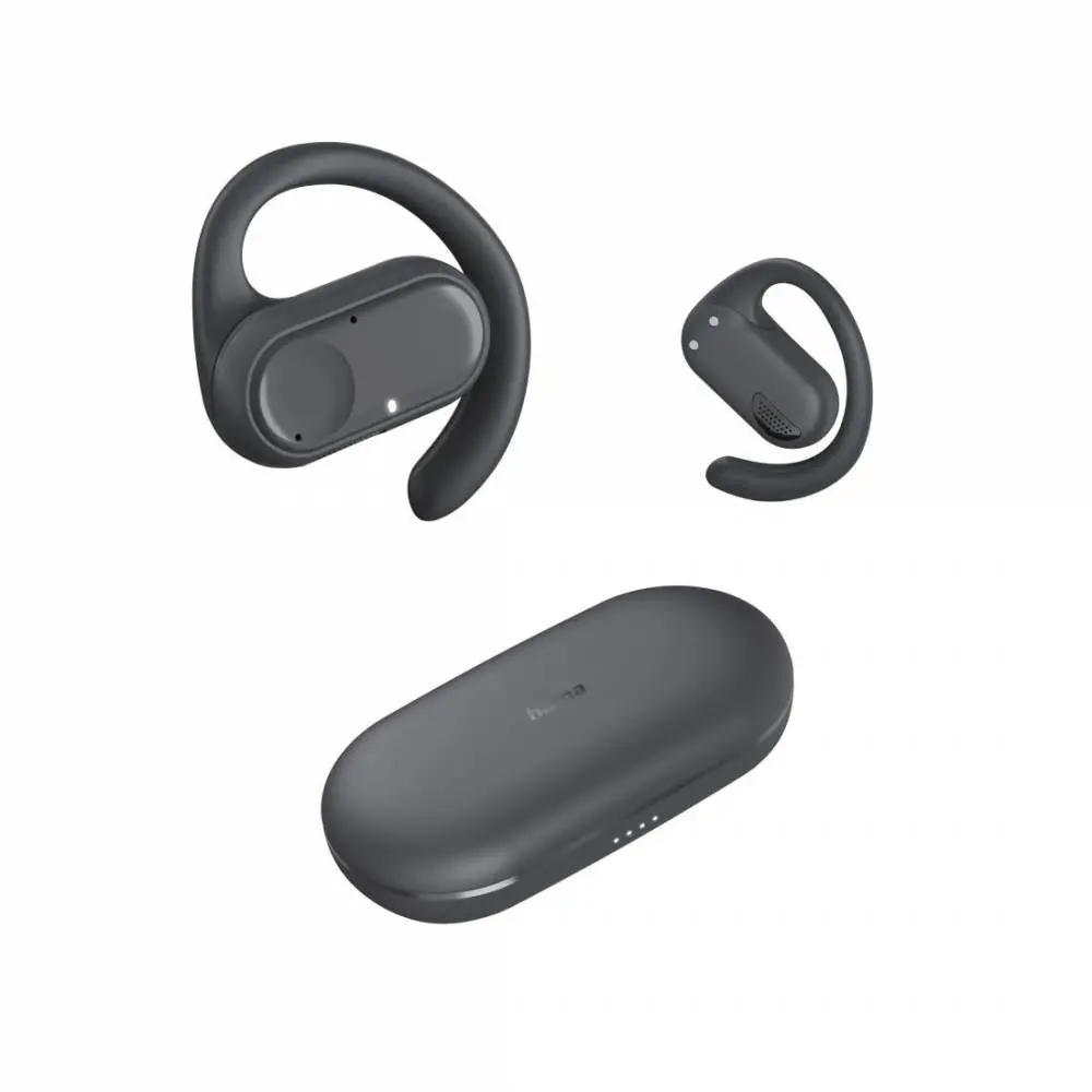 Hama Блутут слушалки „Spirit Open“, OWS отворени уши, True Wireless, приложение, черни