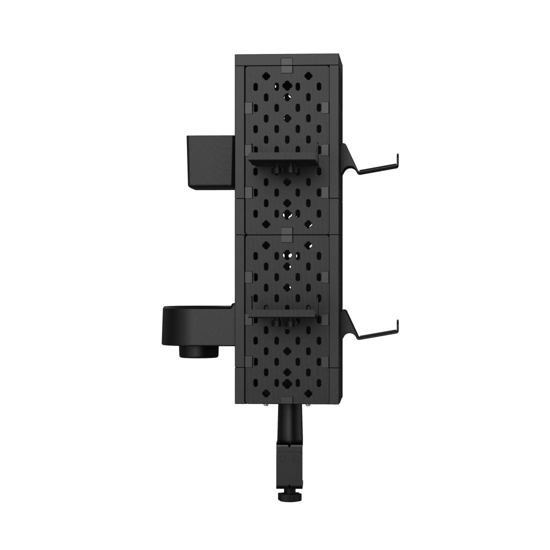 uRage модулен комплект Peg Board, монтаж на стена/маса, черен