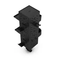 uRage модулен комплект Peg Board, монтаж на стена/маса, черен