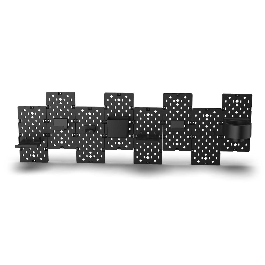 uRage модулен комплект Peg Board, монтаж на стена/маса, черен