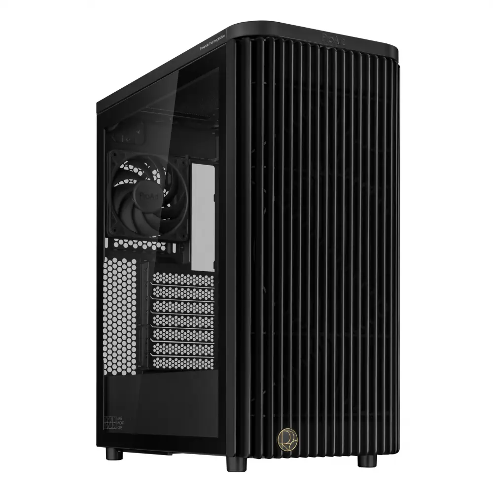 Кутия ASUS ProArt PA401 Black - Tempered Glass Panel