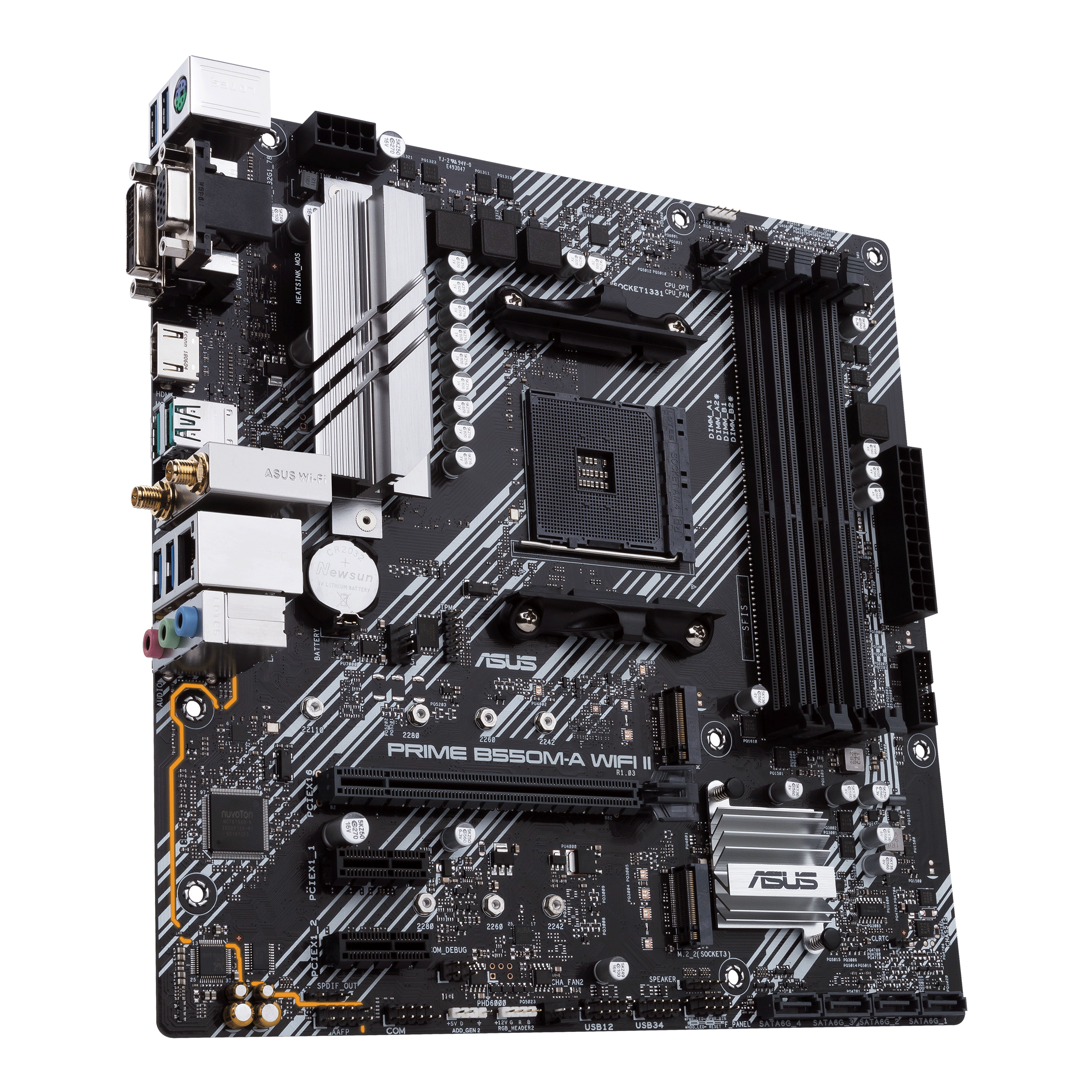 Дънна платка ASUS Prime B550M-A WIFI II AM4