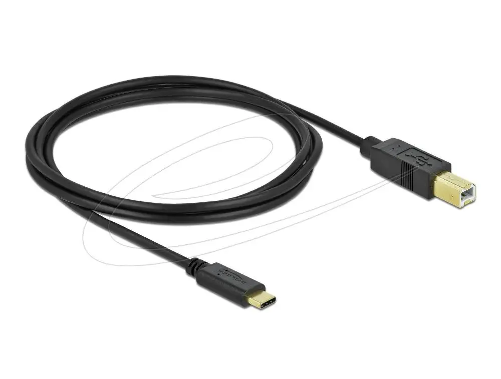 Кабель Delock USB-A 3.0 чоловічий - USB-B чоловічий, 5 м, 5 Gbps, Premium, Чорний