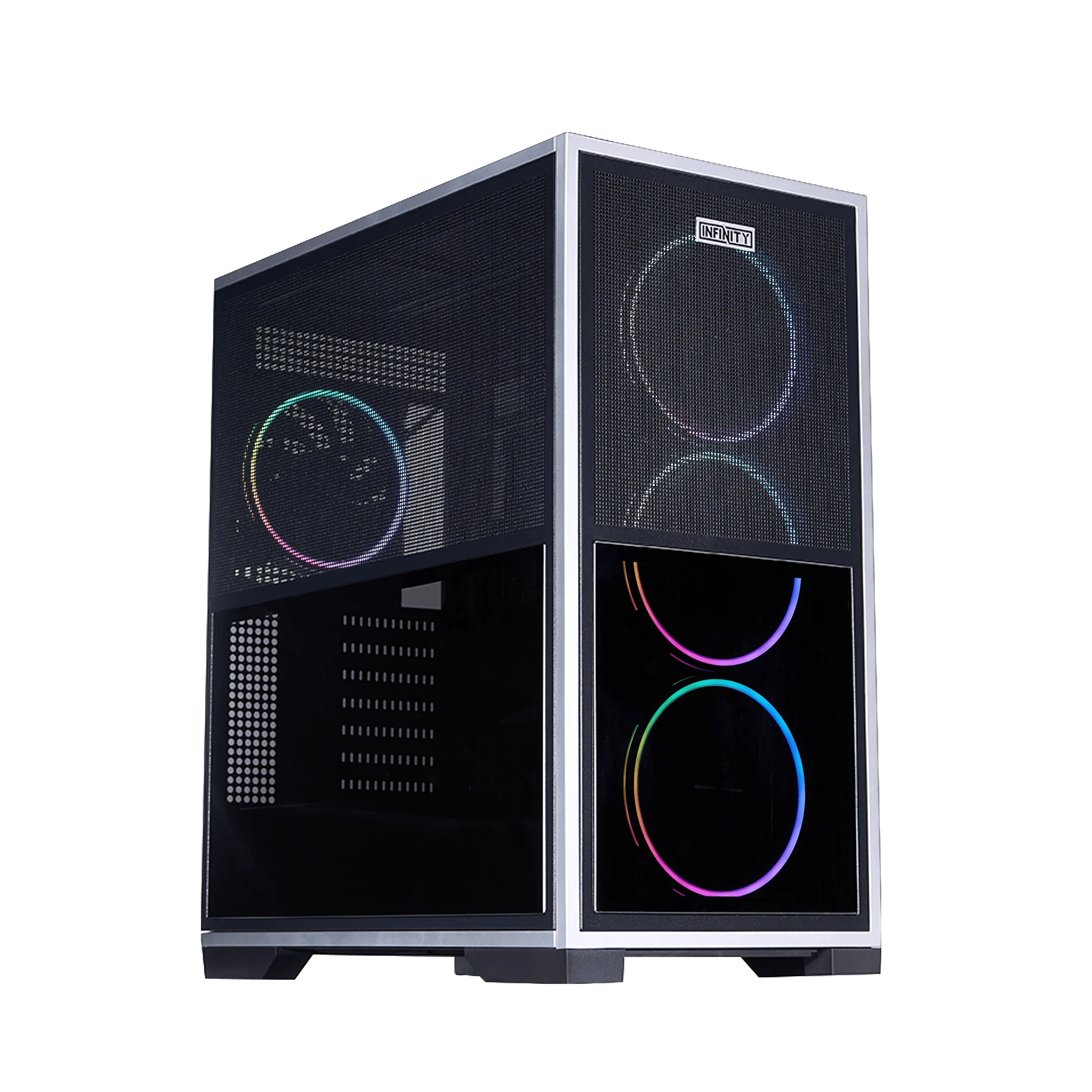 Кутия 1stPlayer IF8 Black Case EATX 4 x 140 mm ARGB fans included, USB-C