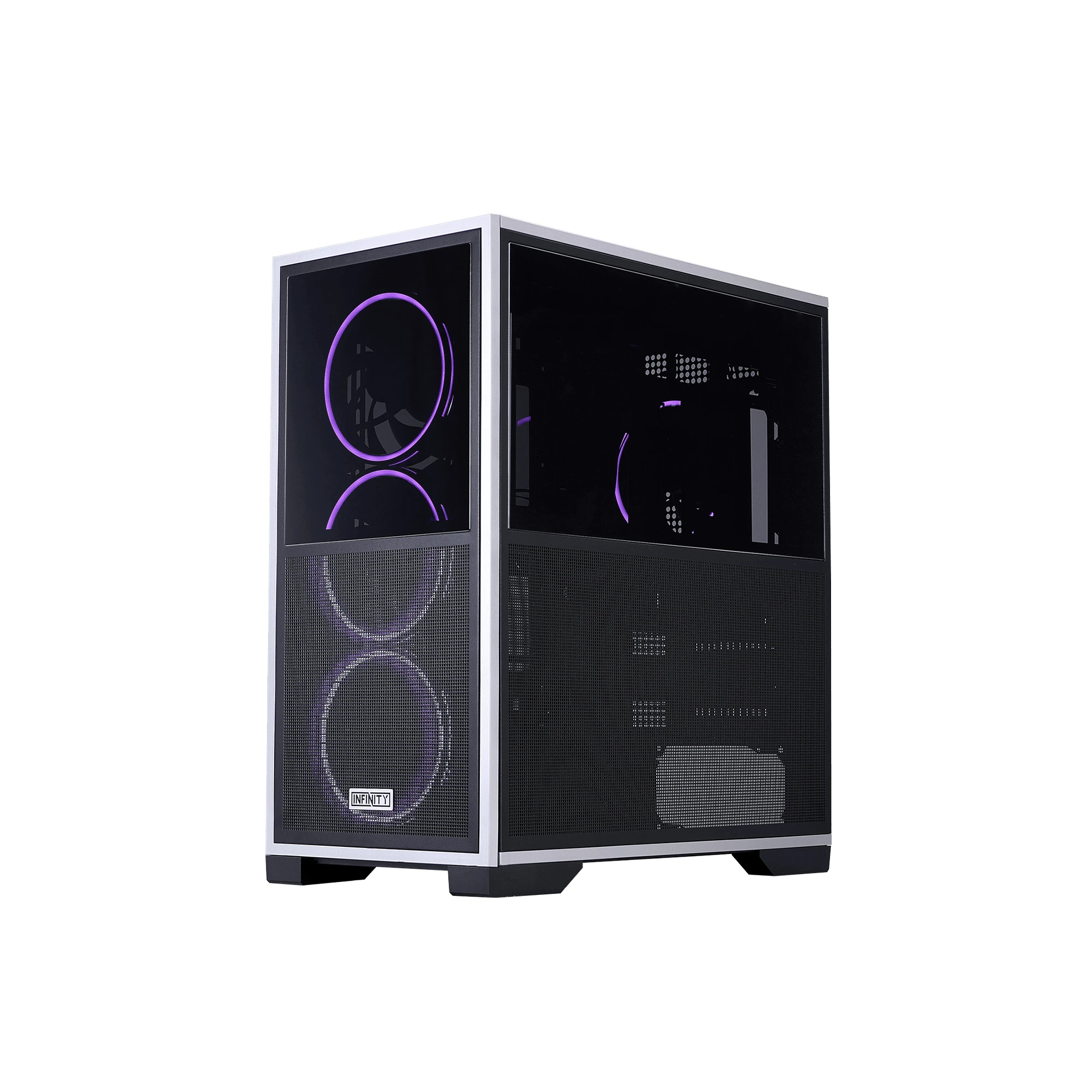 Кутия 1stPlayer IF8 Black Case EATX 4 x 140 mm ARGB fans included, USB-C