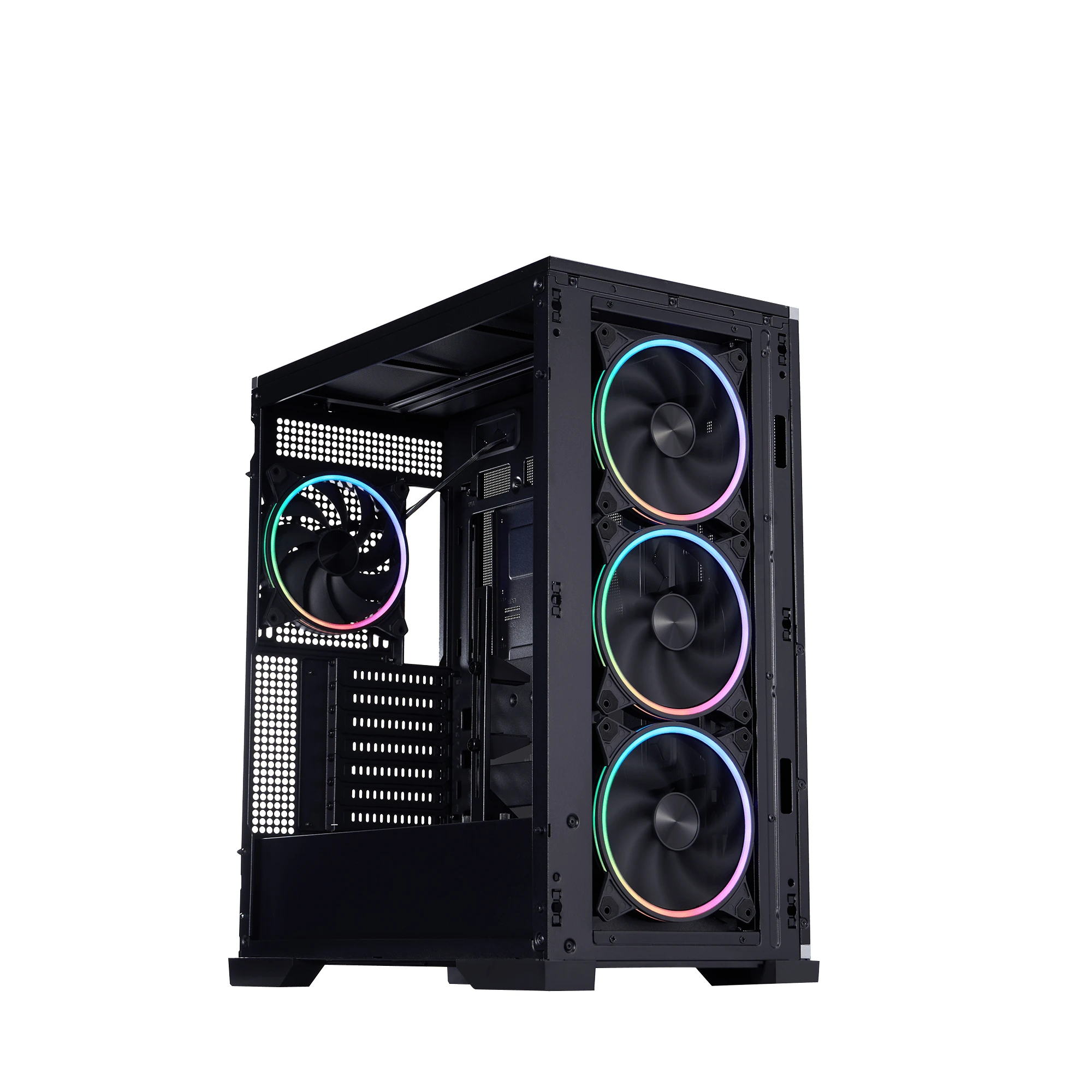 Кутия 1stPlayer IF8 Black Case EATX 4 x 140 mm ARGB fans included, USB-C