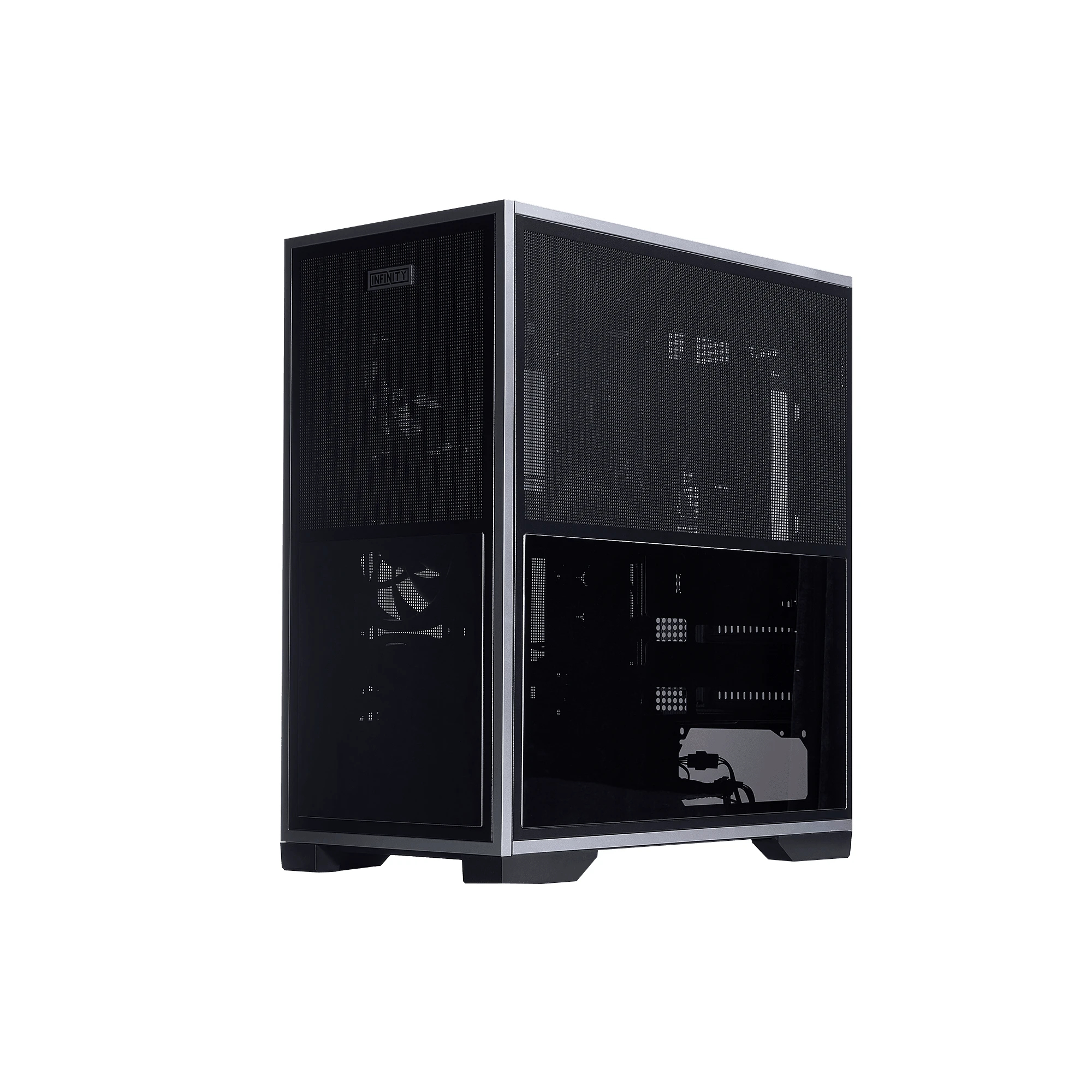 Кутия 1stPlayer IF8 Black Case EATX 4 x 140 mm ARGB fans included, USB-C