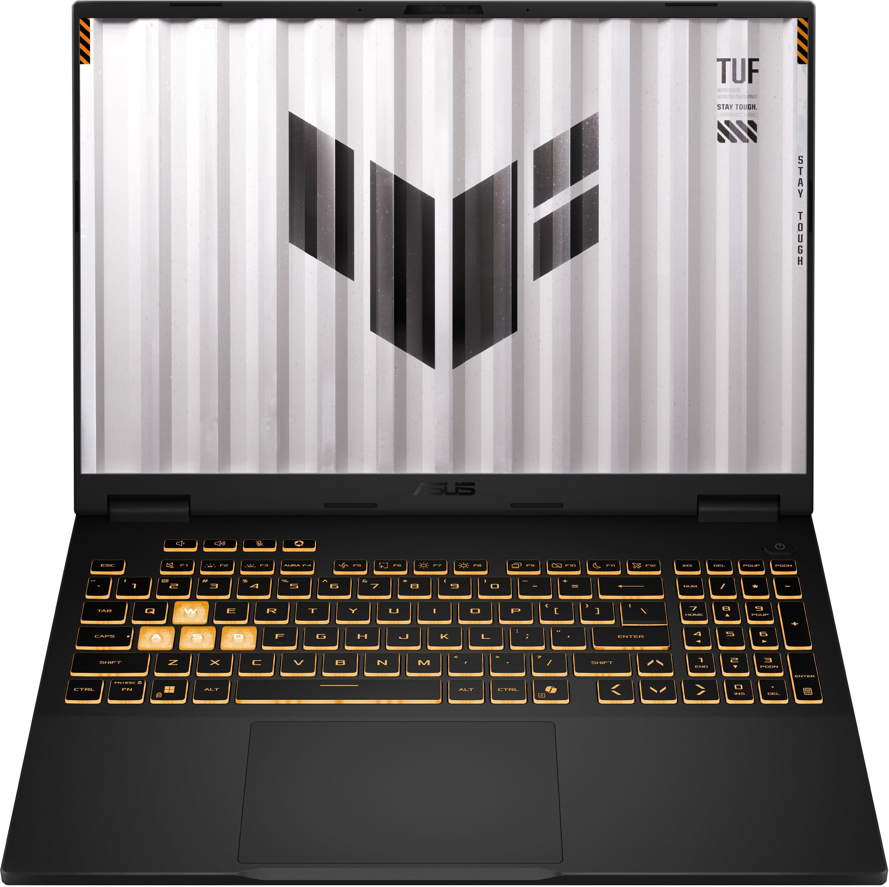 Лаптоп ASUS TUF Gaming F16 2025 FX608JPR-QT026 - 16" FullHD+ Intel Core i7-14650HX, 16GB DDR5, 1TB SSD, RTX 5070 8GB GDDR7