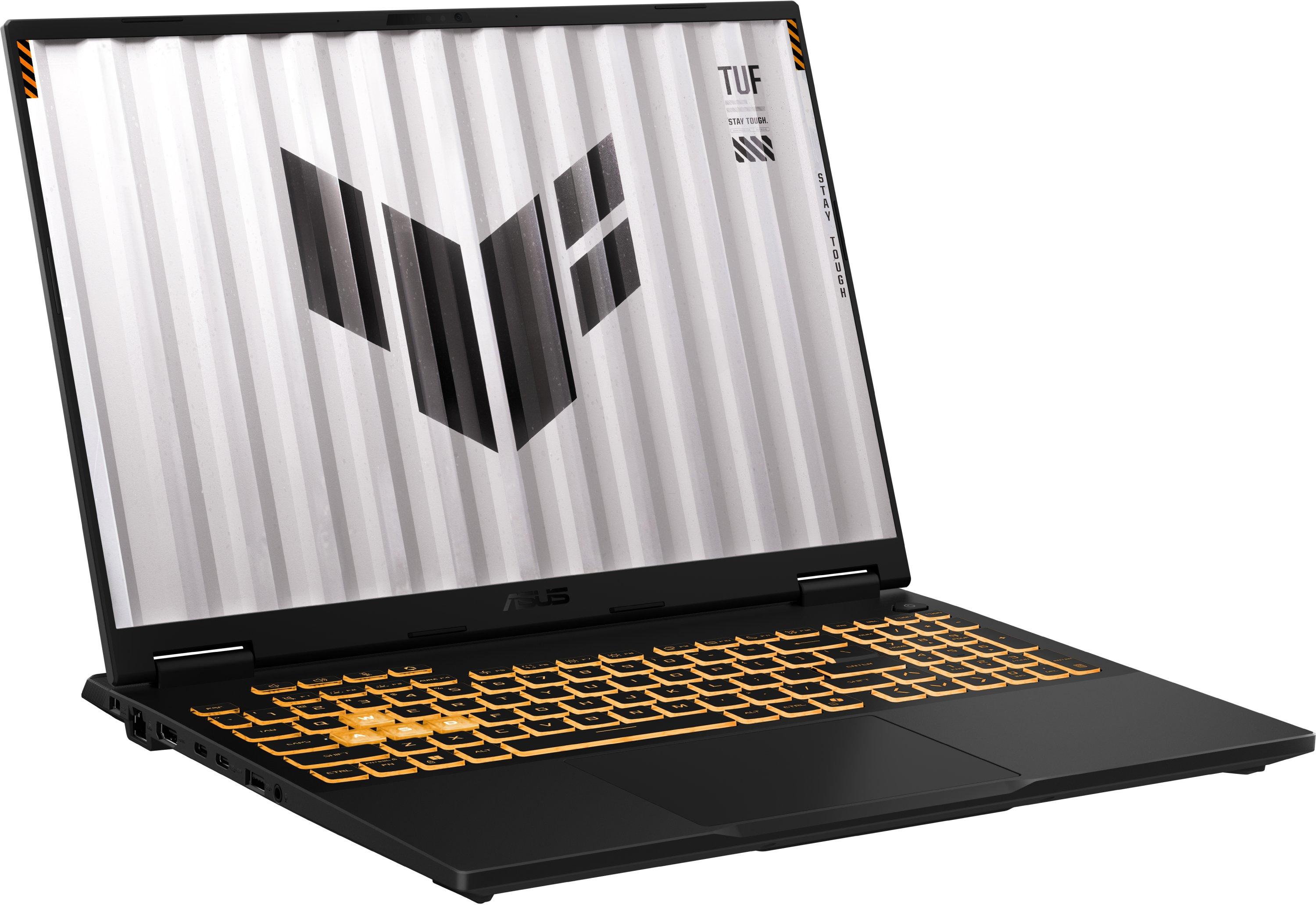 Лаптоп ASUS TUF Gaming F16 2025 FX608JPR-QT026 - 16" FullHD+ Intel Core i7-14650HX, 16GB DDR5, 1TB SSD, RTX 5070 8GB GDDR7