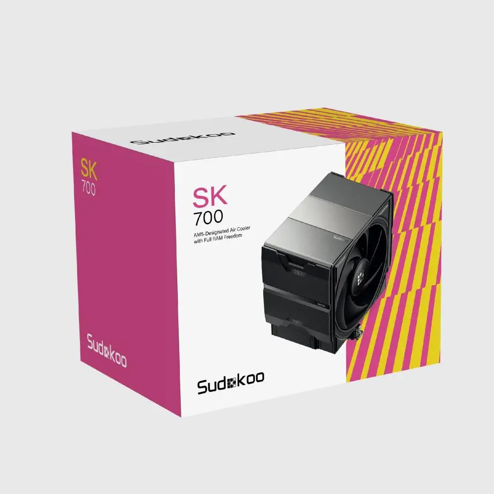 Охладител за процесор Sudokoo SK700 BK CPU Cooler
