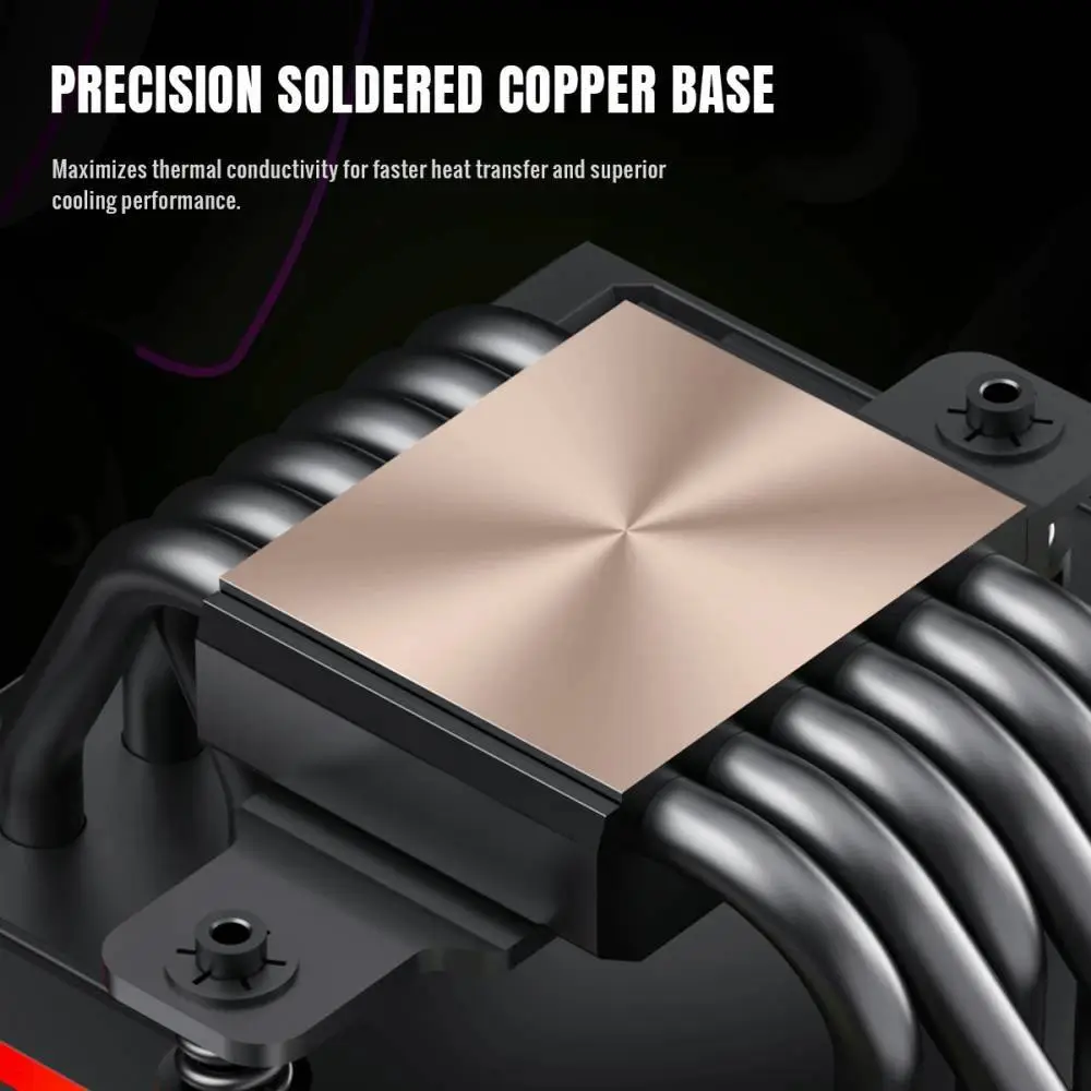 Охладител за процесор Gamemax Sigma 620 LCD Black ARGB CPU Cooler