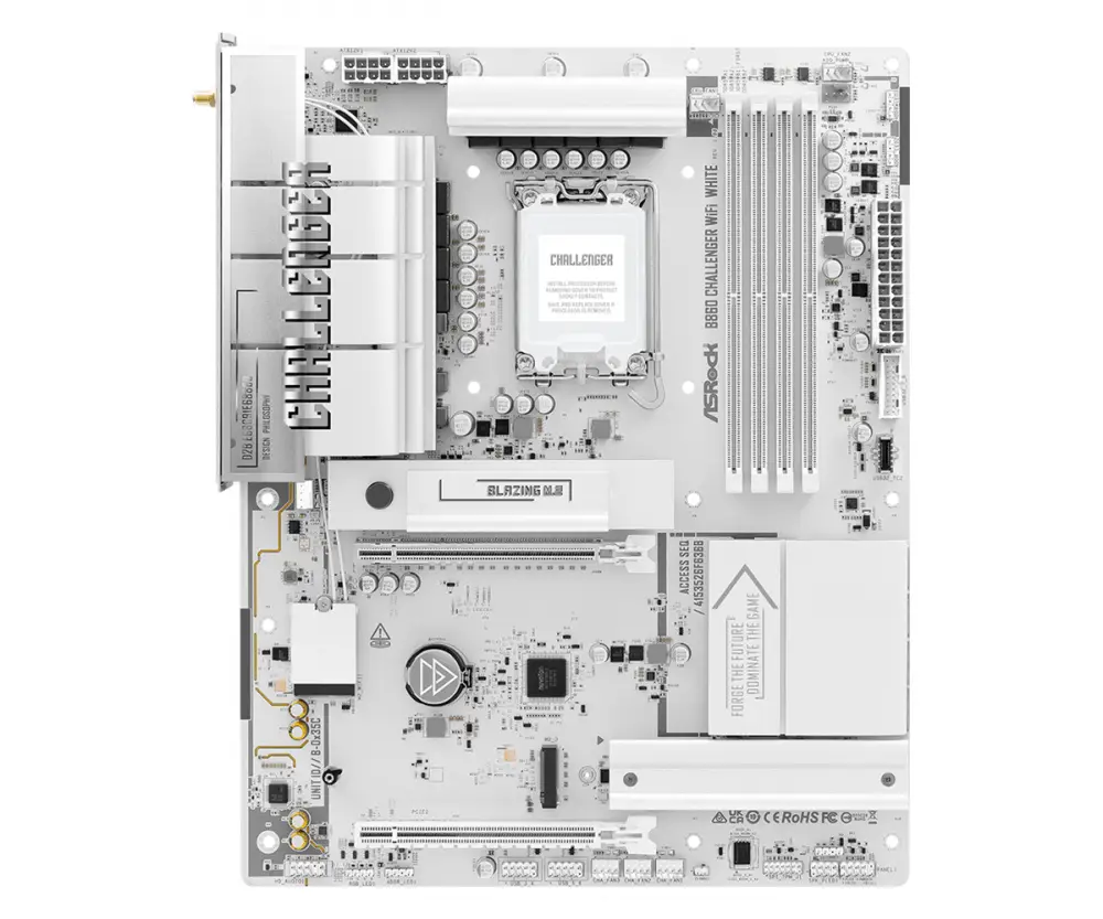 Дънна платка Asrock B860 CHALLENGER White WIFI LGA1851