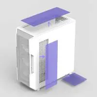 Zalman кутия Case ATX - I3 NEO V2 White - RGB, Mesh