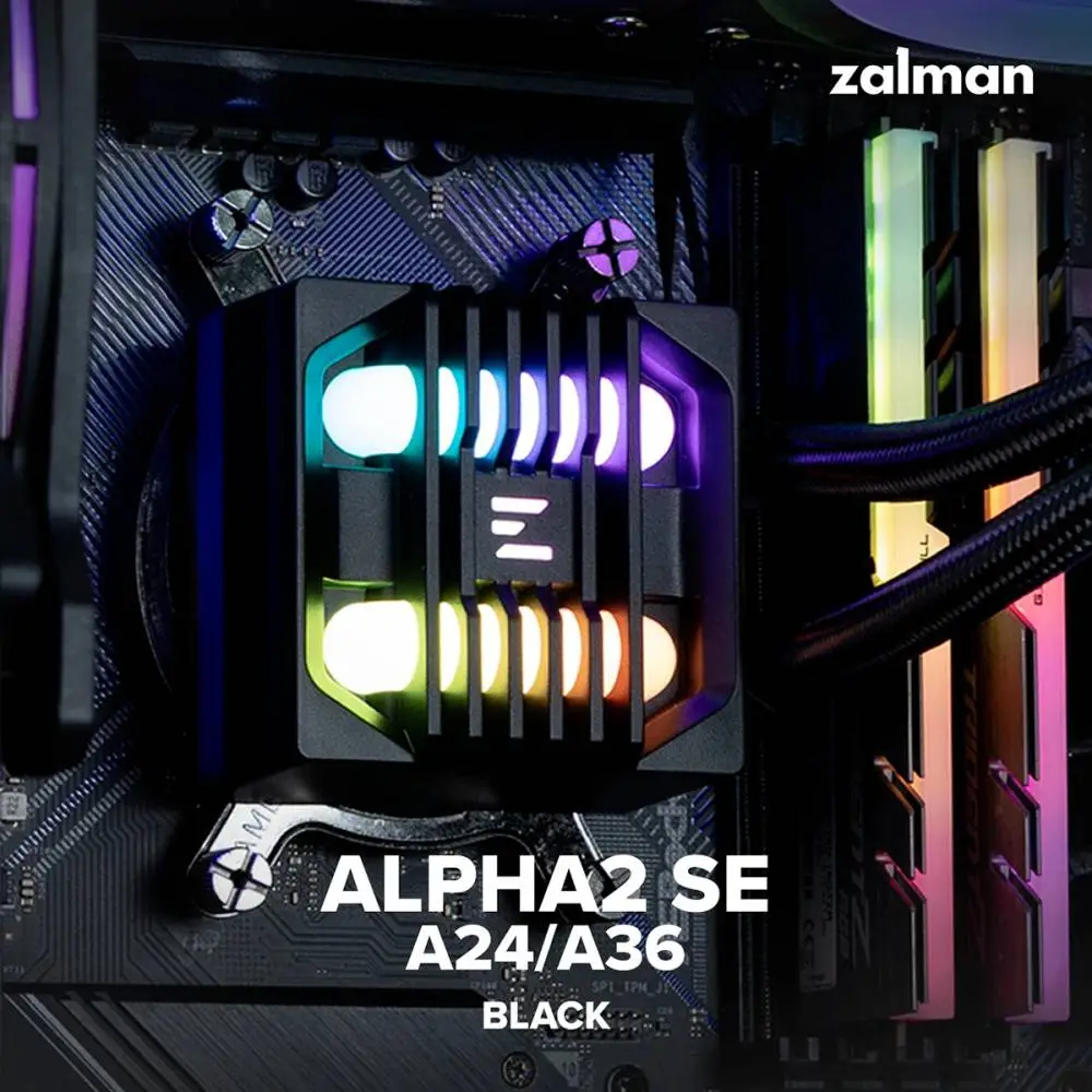Водно охлаждане Zalman ALPHA2 SE A36 Black ARGB Water Cooling