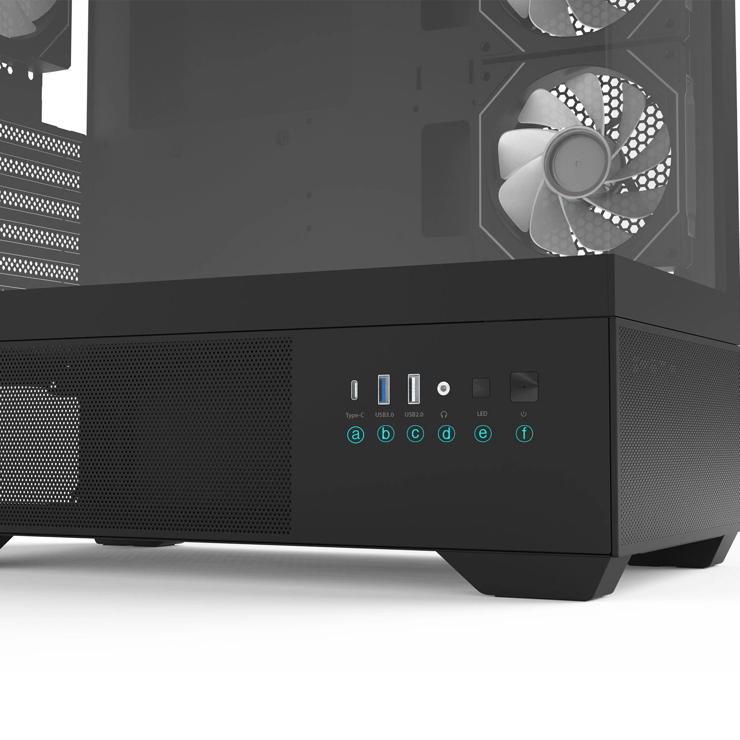 Zalman кутия Case ATX - Chronix BLACK V2 - 3 x 120 mm A-RGB, USB-C, Tempered Glass