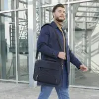HAMA Чанта за лаптоп "Premium Lightweight", 40 - 41 см (15.6"- 16.2"), тъмносиня