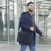 HAMA Чанта за лаптоп "Premium Lightweight", 40 - 41 см (15.6"- 16.2"), тъмносиня