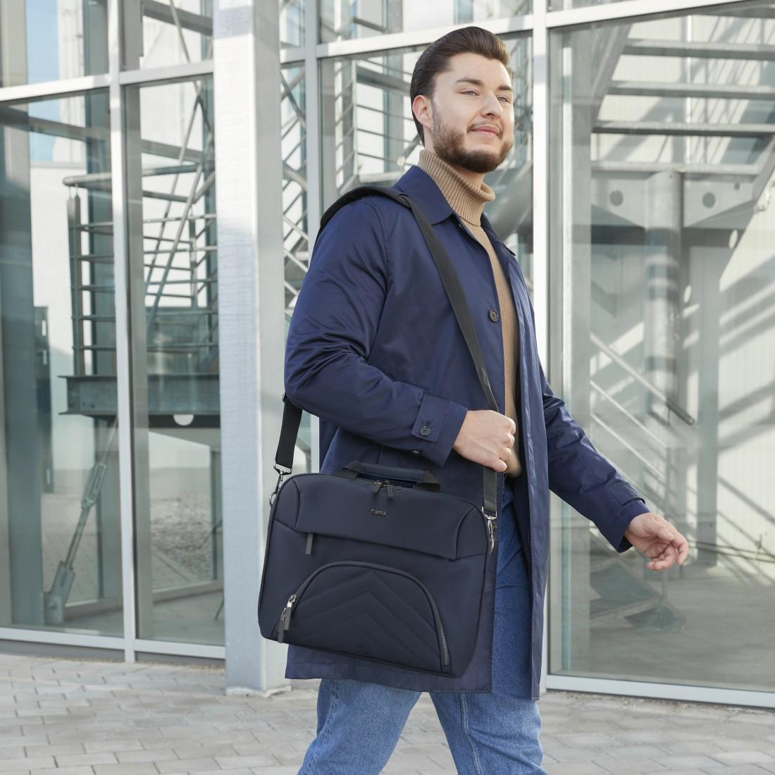 HAMA Чанта за лаптоп "Premium Lightweight", 40 - 41 см (15.6"- 16.2"), тъмносиня