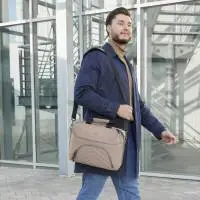 HAMA Чанта за лаптоп "Premium Lightweight", 40 - 41 см (15.6"- 16.2"), бежов