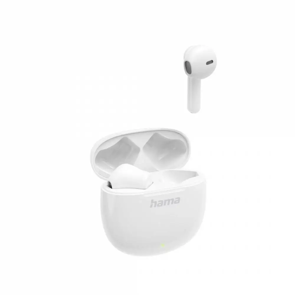 Hama Блутут слушалки "Action One", TWS, Earbuds, бял
