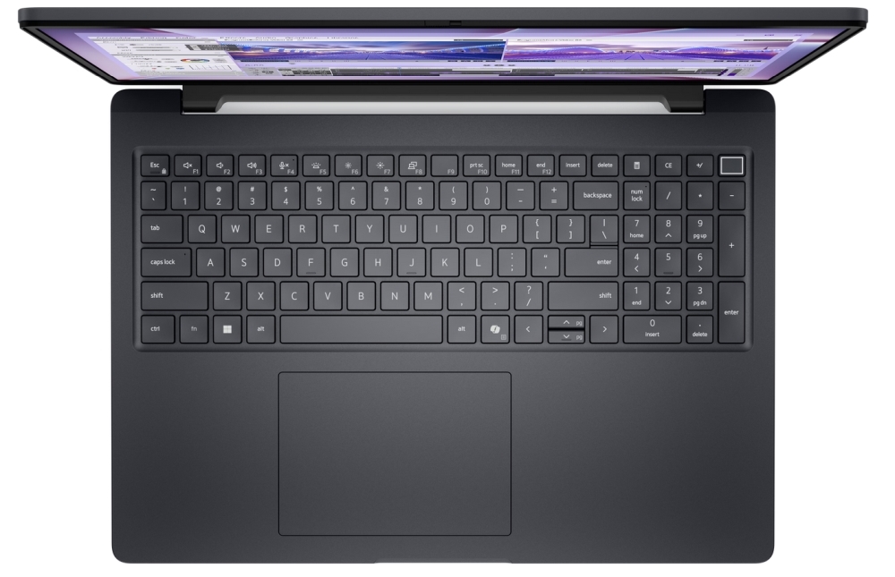 Лаптоп Dell Pro Max 16 MC16250, Intel Ultra 7 265H, vPro Enterprise (24MB, 16 cores, up to 5.30 GHz Turbo), 16" FHD+ LCD with 300 nits, 32GB: 2x16GB, DDR5, 5600 MT/s, 1TB SSD Gen4, UMA graphic card, FHD HDR IR CAM, Wi-Fi 7, FPR, backlit,  Win 11 Pro, 3Y PS