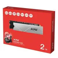 Диск SSD ADATA GAMMIX S60 2TB PCIe Gen4 x4 M.2 2280 NVMe - AGAMMIXS60-2T-CS 
