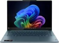 Лаптоп LENOVO Yoga Pro 7 AMD Ryzen AI 7 350 14.5inch OLED 500N 90Hz 32GB DDR5 1TB W11H Tidal Teal - 83KG000QBM