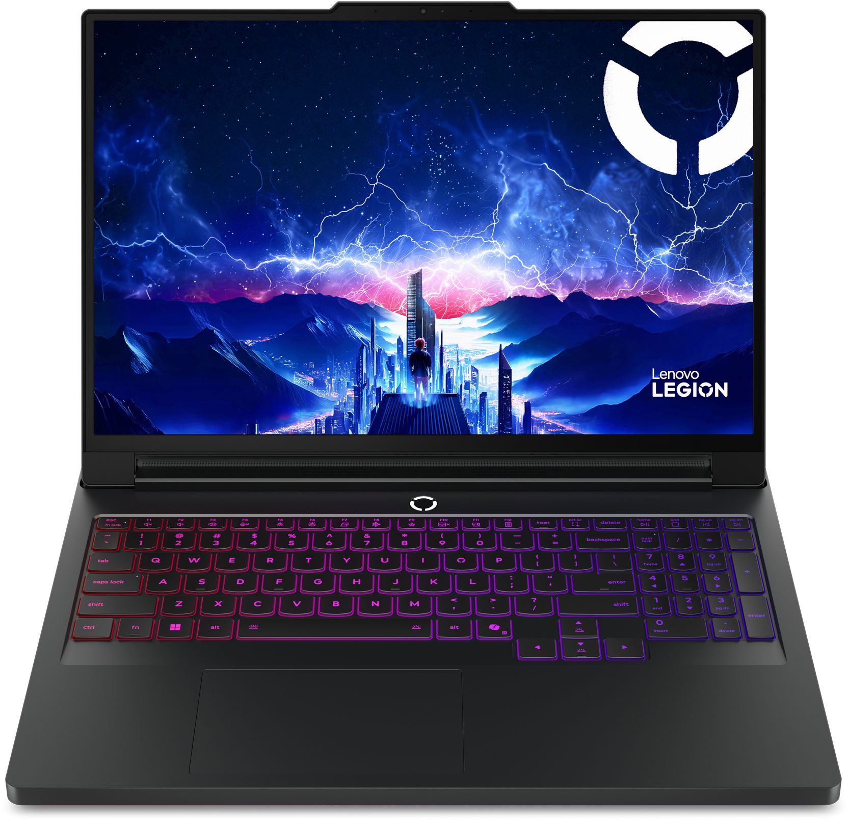 Лаптоп LENOVO Legion Pro 7 Intel Core Ultra 9 275HX 16inch WQXGA OLED 500N 240Hz HDR 64GB DDR5 1TB RTX 5090 24GB NoOS Eclipse Black 3y - 83F500KUBM