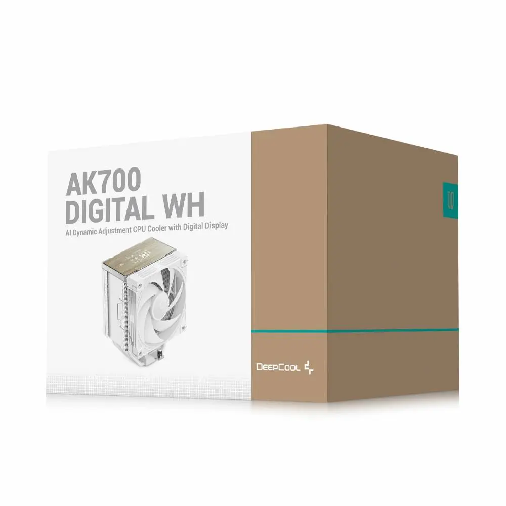 Oхладител за процесор DeepCool AK700 DIGITAL WH