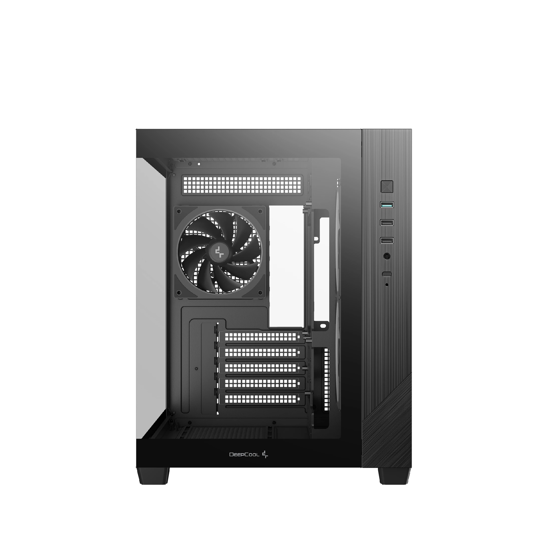 DeepCool кутия Case mATX - CG330 3F - 3 ARGB Fans