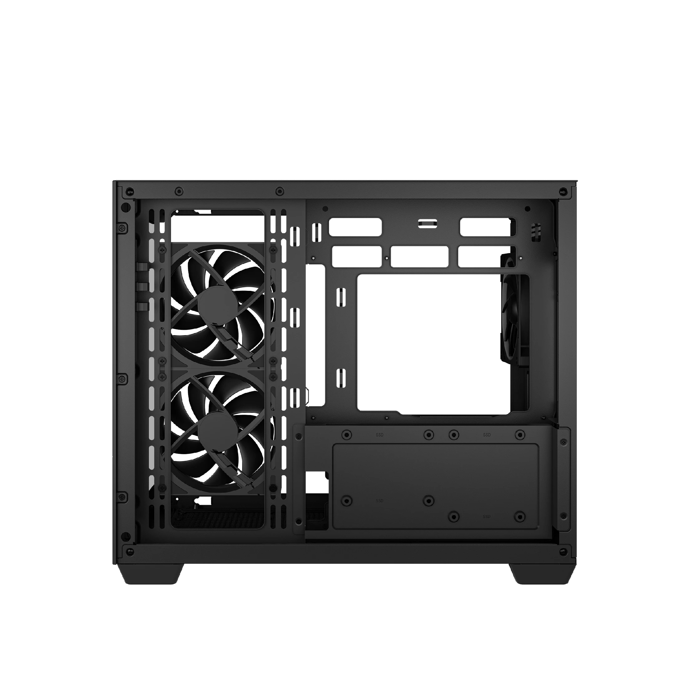 DeepCool кутия Case mATX - CG330 3F - 3 ARGB Fans
